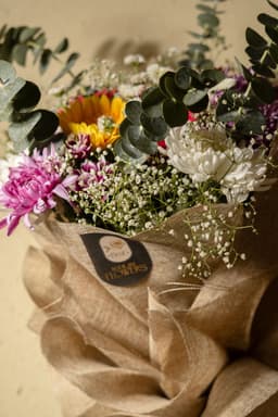 Jute mix boquet thumbnail 2