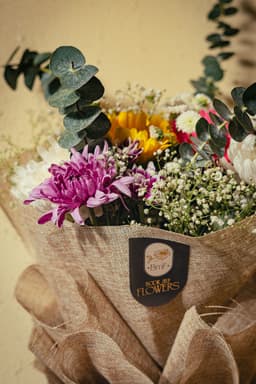 Jute mix boquet thumbnail 3